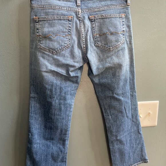 Red Engine Women's Vintage Denim Cropped Jeans Size 28 EUC - Picture 4 of 14